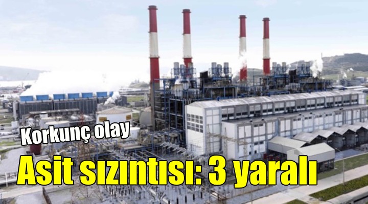 PETKİM Klor Fabrikasında HCL tankında sızıntı: 3 yaralı