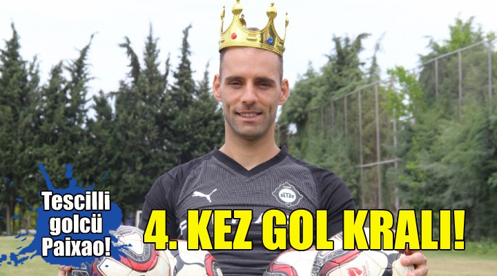 Paixao 4. kez gol kralı!