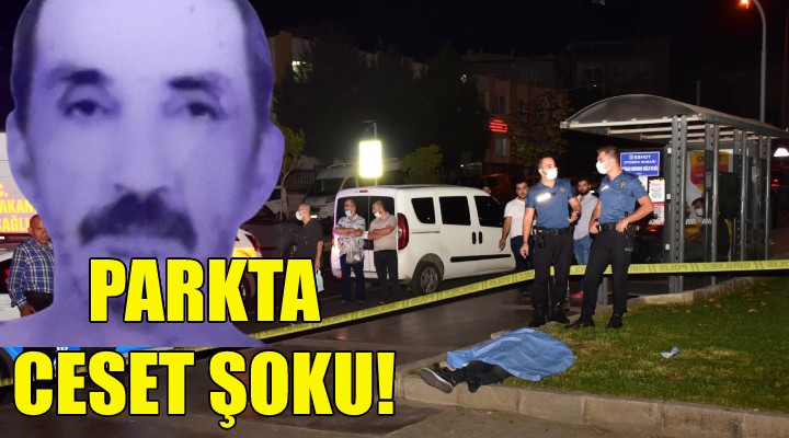 Parkta ceset şoku!