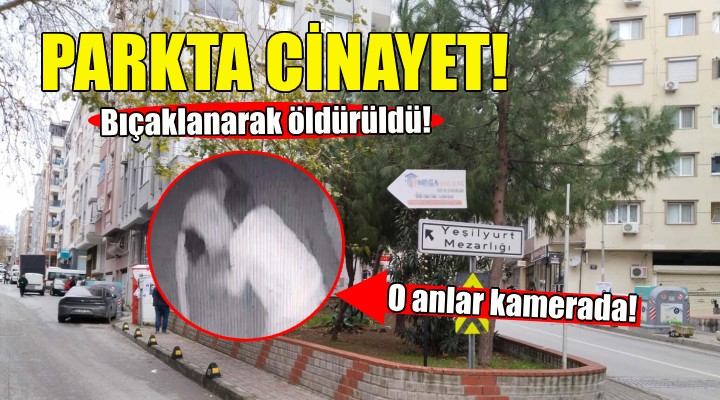 Parkta cinayet... Bıçaklanarak öldürüldü!