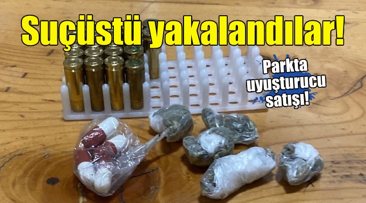 Parkta uyuşturucu satışına suçüstü!