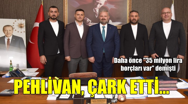 Pehlivan, çark etti...