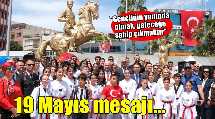 Pehlivan dan 19 Mayıs mesajı: Gençliğin yanında olmak, geleceğe sahip çıkmaktır