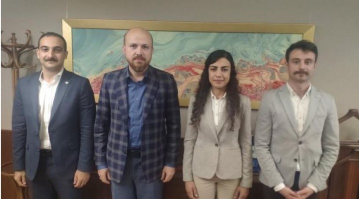 Perinçek in gençlik örgütü, Bilal Erdoğan ı ziyaret etti