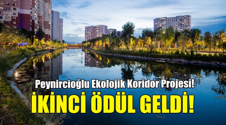 Peynircioğlu Ekolojik Koridor Projesi’ne ikinci ödül!