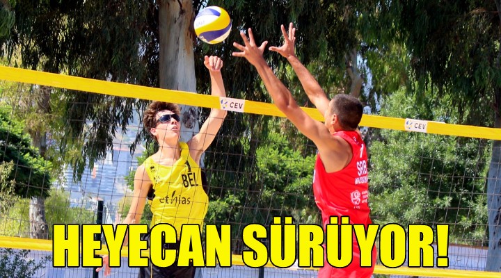 Plaj voleybolu heyecanı sürüyor!