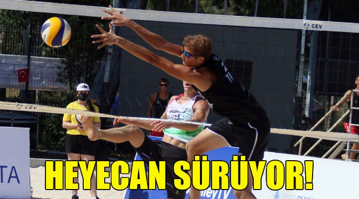 Plaj voleybolu heyecanı sürüyor!