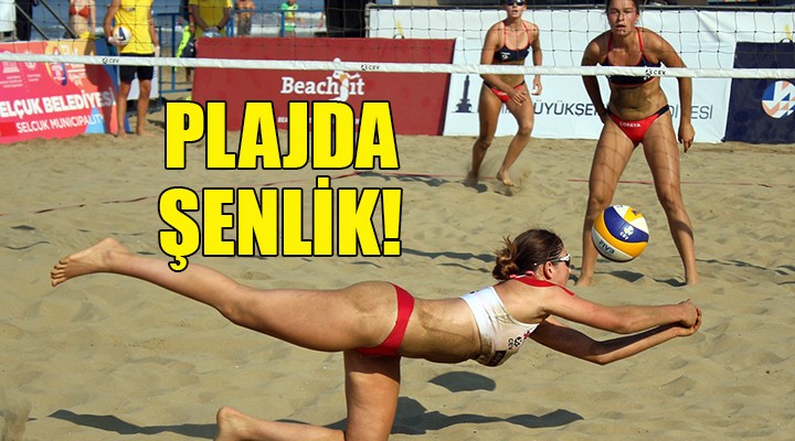 Plajda şenlik başladı