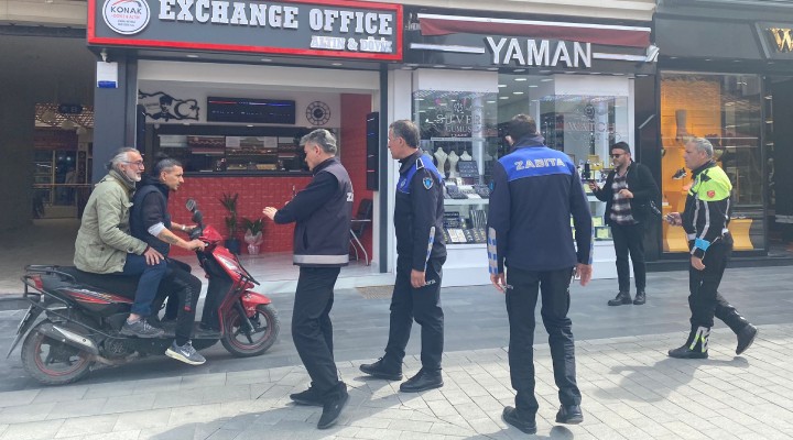 Polis ve zabıtadan motosiklet denetimi!