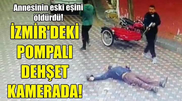 Pompalı dehşet güvenlik kamerasında!