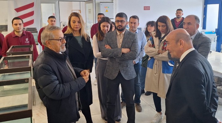 Prof. Dr. Naci Görür İzmir’deki yapı ve zemin laboratuvarını ziyaret etti!