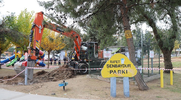 Rafet Şenbaydur Parkı yenileniyor