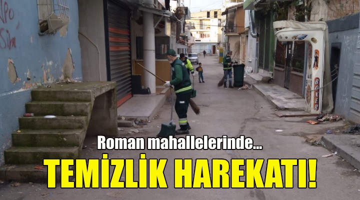 Roman mahallelerinde temizlik harekatı!