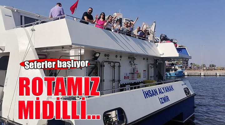 Rotamız Midilli seferleri 3 Mayıs’ta başlıyor