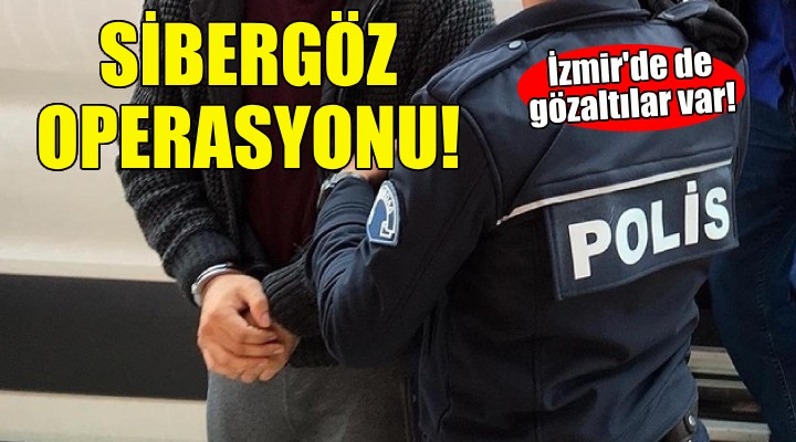 Sİbergöz operasyonu... İzmir de de gözaltılar var!