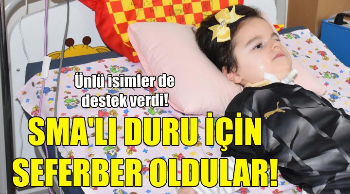 SMA lı Duru için seferber oldular!