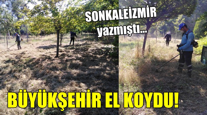 SONKALEİZMİR yazmıştı...BÜYÜKŞEHİR EL KOYDU!