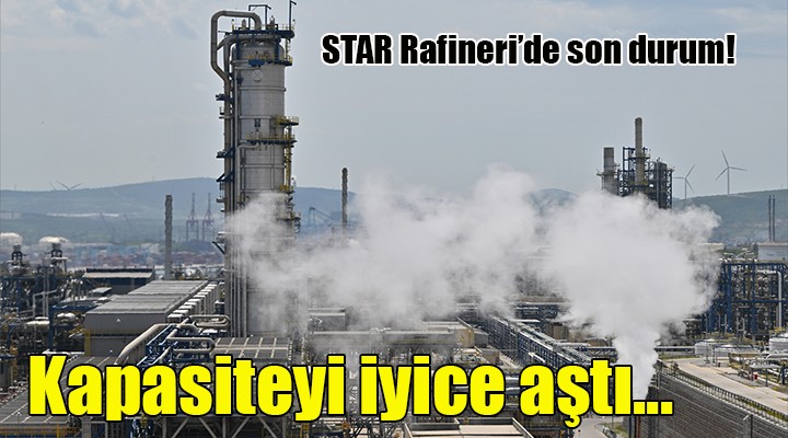 STAR Rafineri, kapasiteyi iyice aştı...