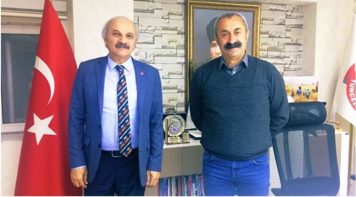 Saadet Partisi nden,  Komünist başkan  Maçoğlu na ziyaret