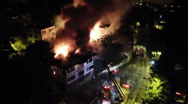 Safranbolu da tarihi konaklar küle döndü!