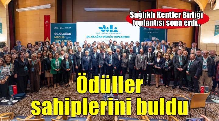Sağlıklı şehir projeleri ödüllendirildi
