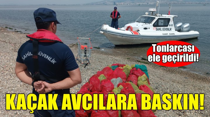 Sahil Güvenlik ten kaçak avcılara baskın!