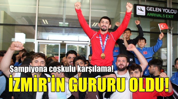 Şampiyona coşkulu karşılama!