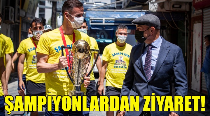 Şampiyonlardan Soyer e ziyaret!