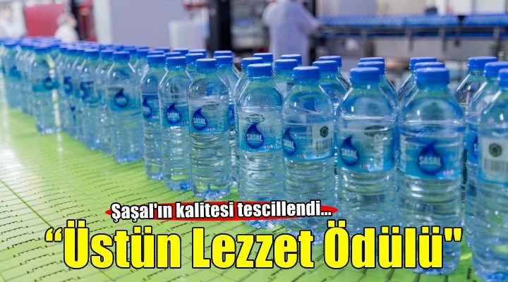Şaşal Üstün Lezzet Ödülü aldı