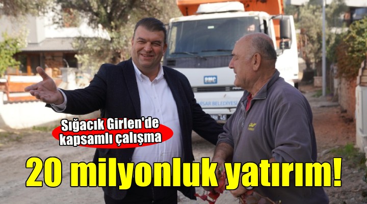 Seferihisar Belediyesi nden 20 milyonluk yatırım