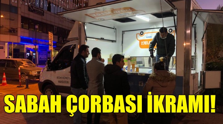 Seferihisar Belediyesi nden sabah çorbası!