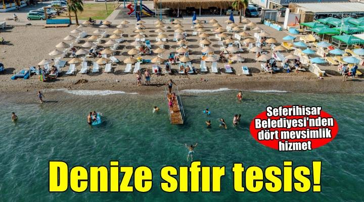 Seferihisar Belediyesi’nden Ürkmez’e denize sıfır sosyal tesis