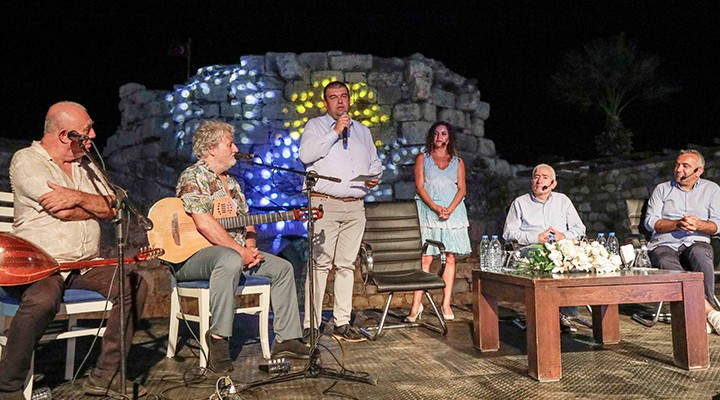 Seferihisar da Kaleiçi söyleşileri... Başkan Yetişkin:  Medya özgür olsa festivaller iptal edilmezdi 