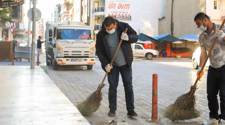 Seferihisar da bayram temizliği