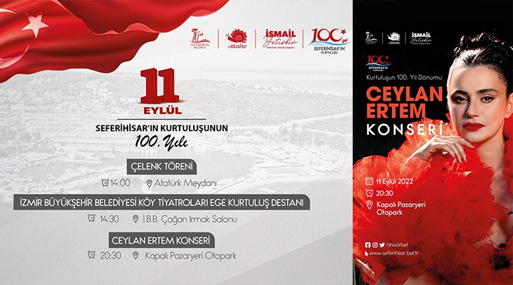 Seferihisar da kurtuluşun 100. yılına özel program