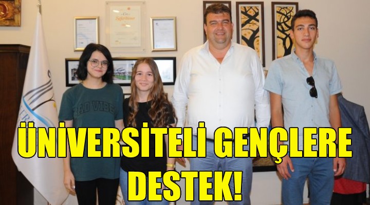 Seferihisar da üniversiteli gençlere destek!