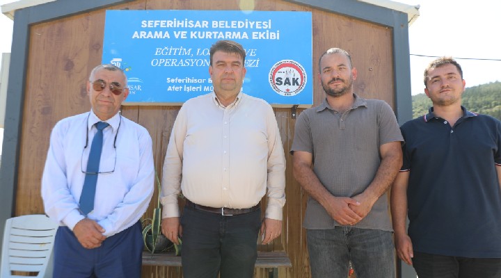 Seferihisar ekibine AFAD sertifikası