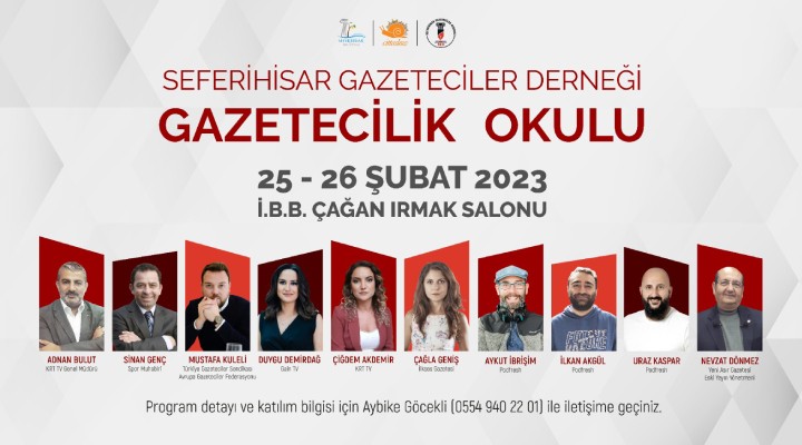 Seferihisar’da  Gazetecilik Okulu  başlıyor...