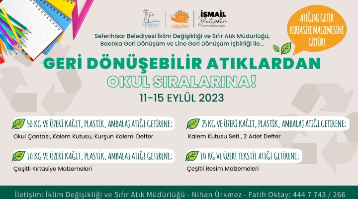 Seferihisar’da Sıfır Atık seferberliği!