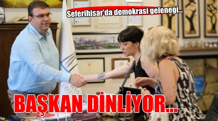 Seferihisar’da demokrasi geleneği…