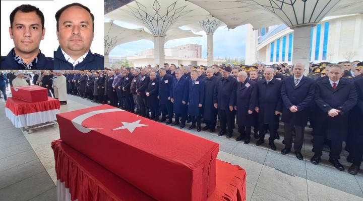 Şehit pilotlara hüzünlü veda!