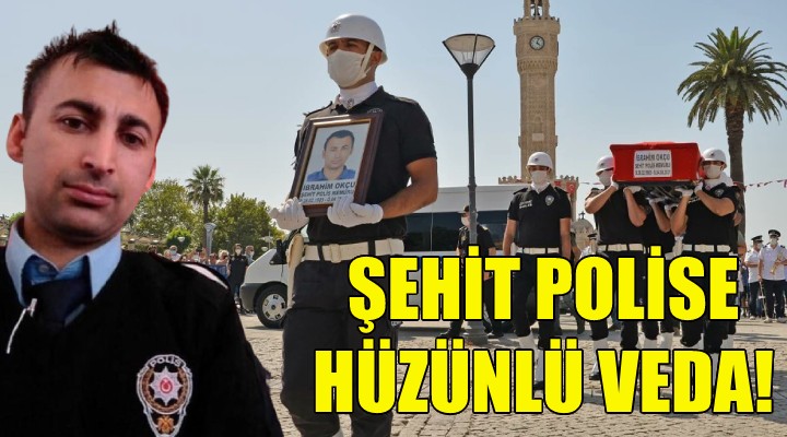 Şehit polise hüzünlü veda!