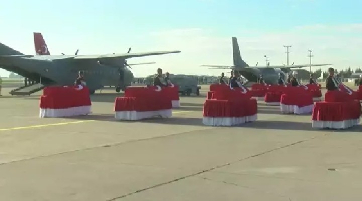 Şehitlerimiz Ankara da son yolculuğuna uğurlanıyor