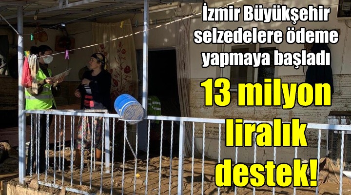 Sel mağdurlarına destek 13 milyon lirayı bulacak!