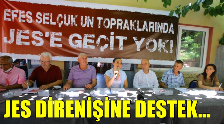 Selçuk ta JES direnişine destek