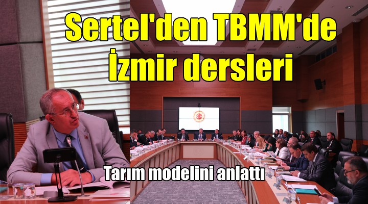 Sertel den TBMM de İzmir dersleri...