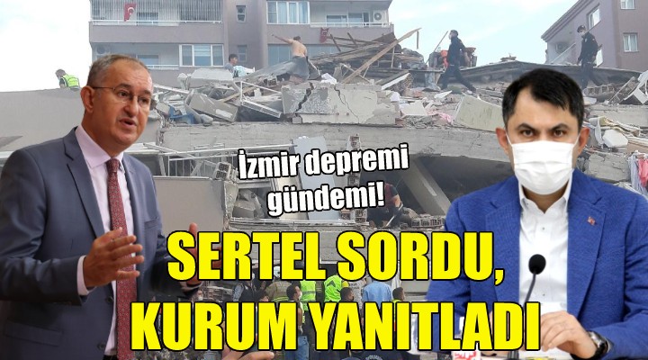 Sertel sordu, Kurum yanıtladı!