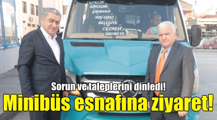 Serter den minibüs esnafına ziyaret!