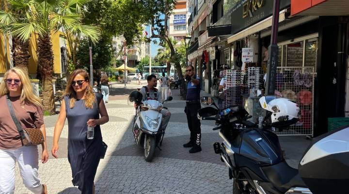 Sevgi yollarını kullanan motosiklet sürücülerine denetim