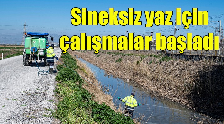 Sineksiz bir yaz için çalışmalar başladı!